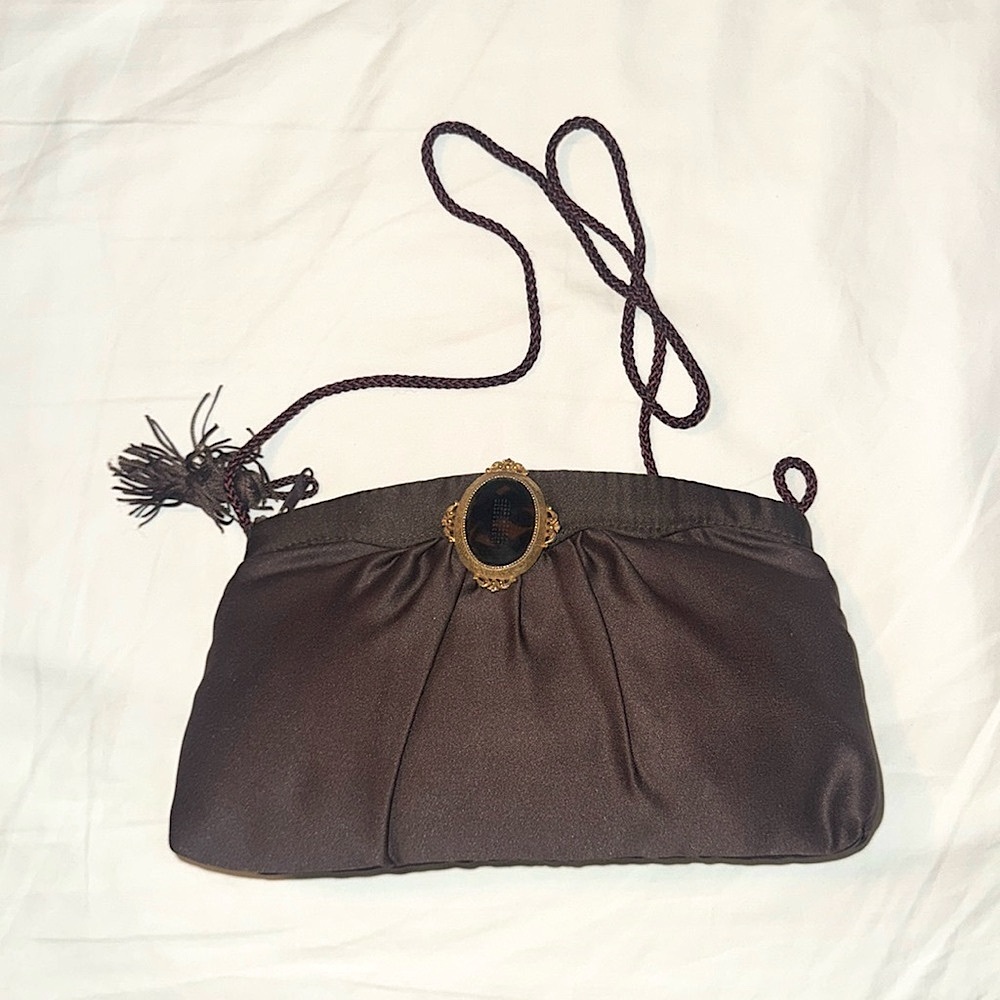 Vintage Regal Satin Purse
